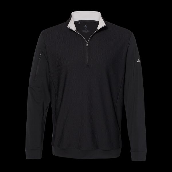 Men's Textured Quarter-Zip Pullover Thumbnail
