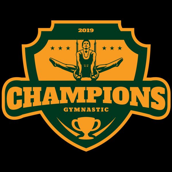 Champions Gymnastic logo template Thumbnail