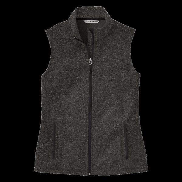 Ladies Sweater Fleece Vest Thumbnail
