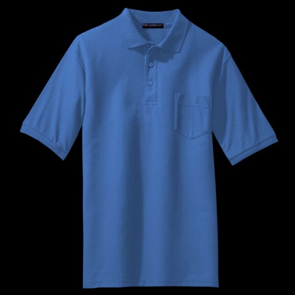 Tall Silk Touch Polo with Pocket Thumbnail