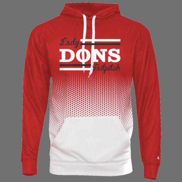 Lady Dons Fastpitch - Youth Hex 2.0 Hooded Sweatshirt Thumbnail