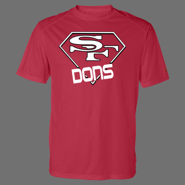 Lady Dons Fastpitch - B-Core Sport Shoulders T-Shirt Thumbnail