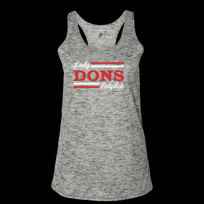 Lady Dons Fastpitch - Women's Tonal Blend Racerback Tank Top Thumbnail