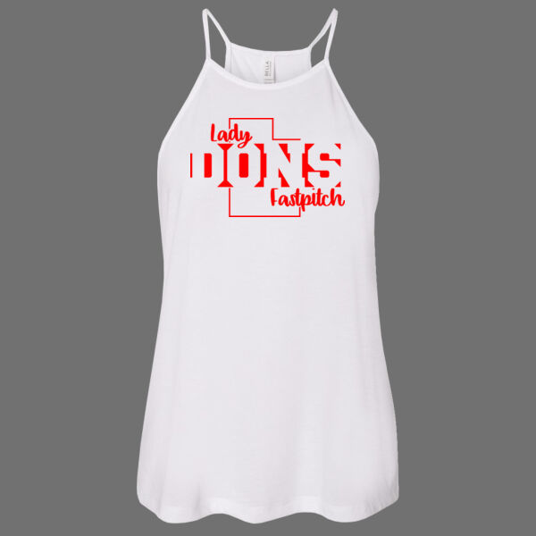 Lady Dons - Women's Flowy High-Neck Tank Thumbnail