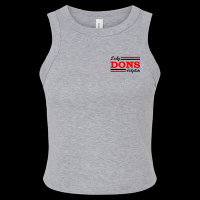 Lady Dons - Women's Micro Rib Racer Tank Thumbnail
