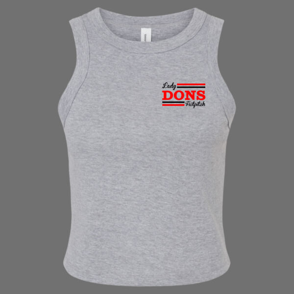 Lady Dons - Women's Micro Rib Racer Tank Thumbnail
