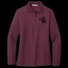 Ladies Silk Touch Long Sleeve Polo Thumbnail