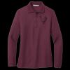Ladies Silk Touch Long Sleeve Polo Thumbnail