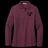 Ladies Silk Touch Long Sleeve Polo Thumbnail