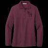 Ladies Silk Touch Long Sleeve Polo Thumbnail