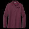 Ladies Silk Touch Long Sleeve Polo Thumbnail