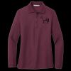 Ladies Silk Touch Long Sleeve Polo Thumbnail