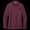 Ladies Silk Touch Long Sleeve Polo Thumbnail