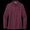 Ladies Silk Touch Long Sleeve Polo Thumbnail