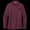 Ladies Silk Touch Long Sleeve Polo Thumbnail