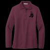 Ladies Silk Touch Long Sleeve Polo Thumbnail