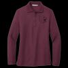 Ladies Silk Touch Long Sleeve Polo Thumbnail
