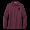 Ladies Silk Touch Long Sleeve Polo Thumbnail