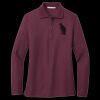 Ladies Silk Touch Long Sleeve Polo Thumbnail