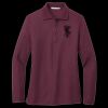 Ladies Silk Touch Long Sleeve Polo Thumbnail