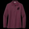 Ladies Silk Touch Long Sleeve Polo Thumbnail