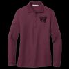 Ladies Silk Touch Long Sleeve Polo Thumbnail