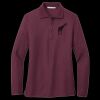 Ladies Silk Touch Long Sleeve Polo Thumbnail