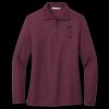 Ladies Silk Touch Long Sleeve Polo Thumbnail