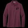 Ladies Silk Touch Long Sleeve Polo Thumbnail
