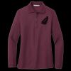 Ladies Silk Touch Long Sleeve Polo Thumbnail