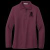 Ladies Silk Touch Long Sleeve Polo Thumbnail