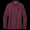 Ladies Silk Touch Long Sleeve Polo Thumbnail