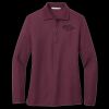 Ladies Silk Touch Long Sleeve Polo Thumbnail