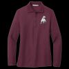 Ladies Silk Touch Long Sleeve Polo Thumbnail