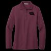 Ladies Silk Touch Long Sleeve Polo Thumbnail