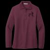Ladies Silk Touch Long Sleeve Polo Thumbnail