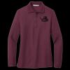 Ladies Silk Touch Long Sleeve Polo Thumbnail