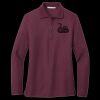 Ladies Silk Touch Long Sleeve Polo Thumbnail