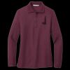 Ladies Silk Touch Long Sleeve Polo Thumbnail