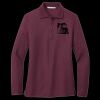 Ladies Silk Touch Long Sleeve Polo Thumbnail