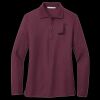 Ladies Silk Touch Long Sleeve Polo Thumbnail
