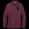 Ladies Silk Touch Long Sleeve Polo Thumbnail