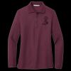 Ladies Silk Touch Long Sleeve Polo Thumbnail