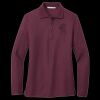 Ladies Silk Touch Long Sleeve Polo Thumbnail