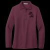 Ladies Silk Touch Long Sleeve Polo Thumbnail