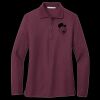 Ladies Silk Touch Long Sleeve Polo Thumbnail