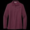 Ladies Silk Touch Long Sleeve Polo Thumbnail