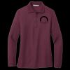 Ladies Silk Touch Long Sleeve Polo Thumbnail