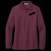Ladies Silk Touch Long Sleeve Polo Thumbnail
