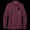 Ladies Silk Touch Long Sleeve Polo Thumbnail